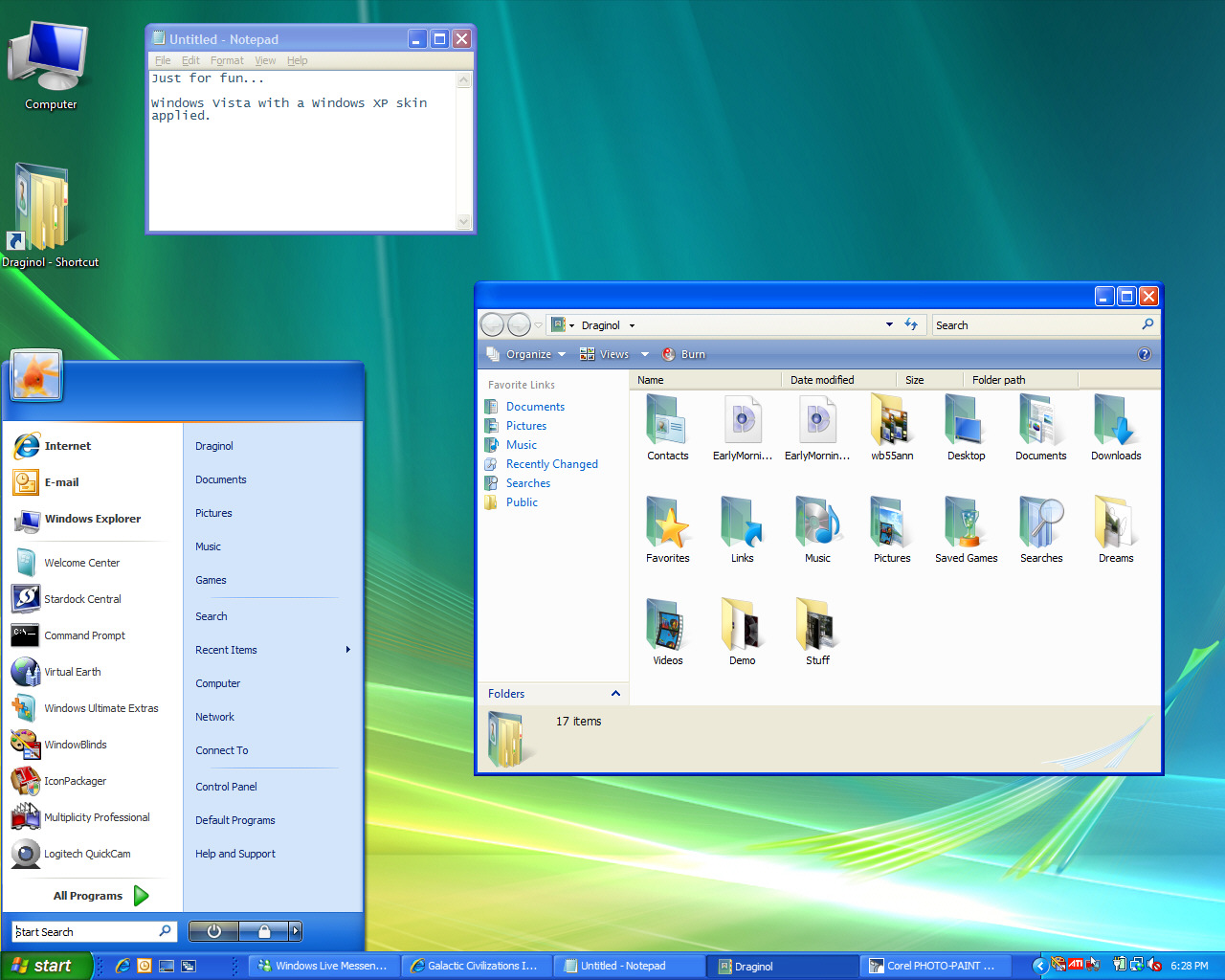 How to create windows vista themes and skins